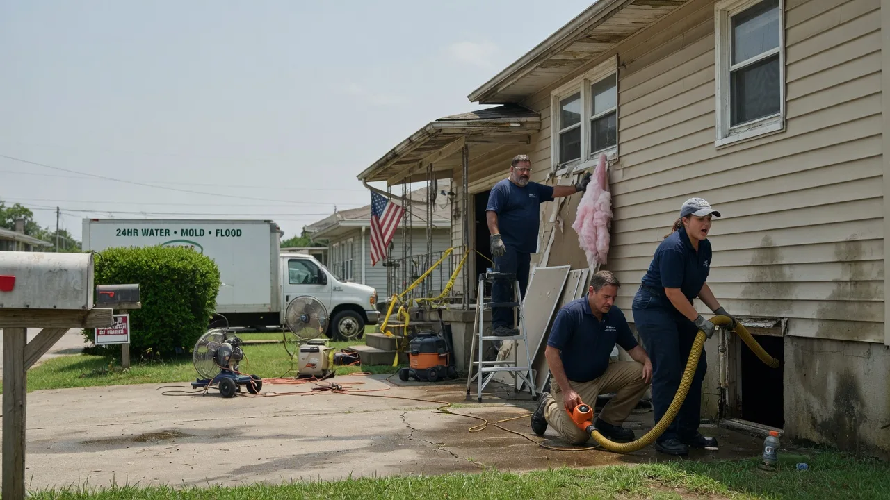 Water Damage Repair in Baskerville, VA near me